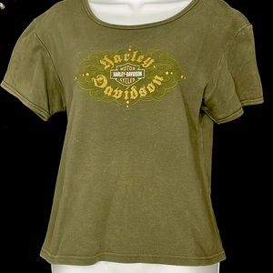 Vintage Harley Davidson Short Sleeve Top